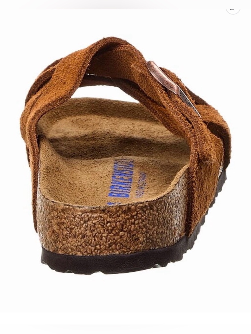 Women’s Birkenstock Lugano soft footbed suede Crisscross Slide Sandal - Picture 3 of 9
